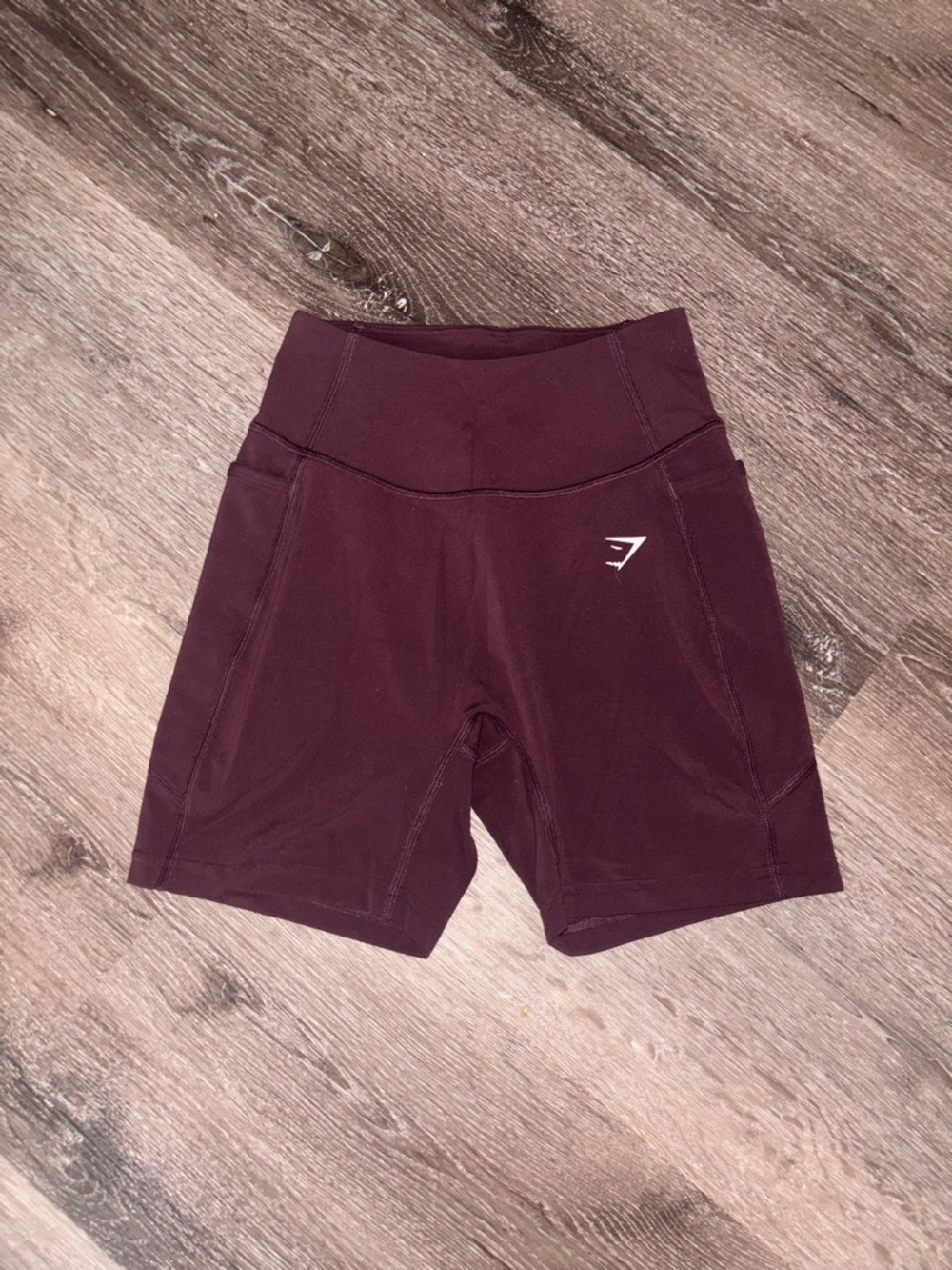 Gymshark Women's Shorts in Burgundy